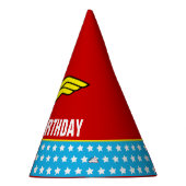 DC-strips | Woeddag Wonder Woman Feesthoedjes (Rechts)