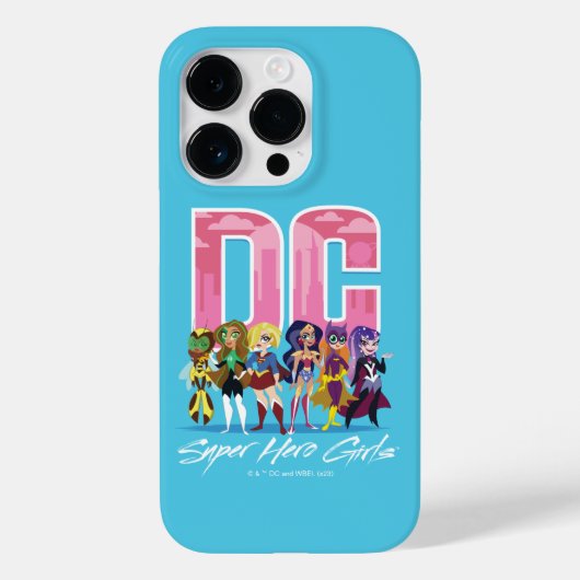 DC Super Hero Girls line-up Case-Mate iPhone Case (Achterkant)