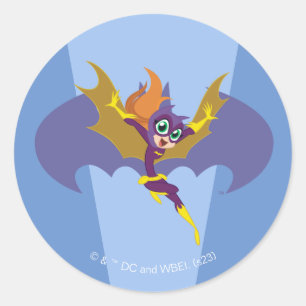 DC Super Hero Meisjes Batgirl Ronde Sticker