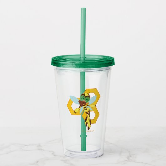 DC Super Hero Meisjes Bumble Bee Acryl Drinkbeker (Voorkant)