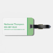 DC Super Hero Meisjes Bumble Bee Bagagelabel (Achterkant horizontaal)