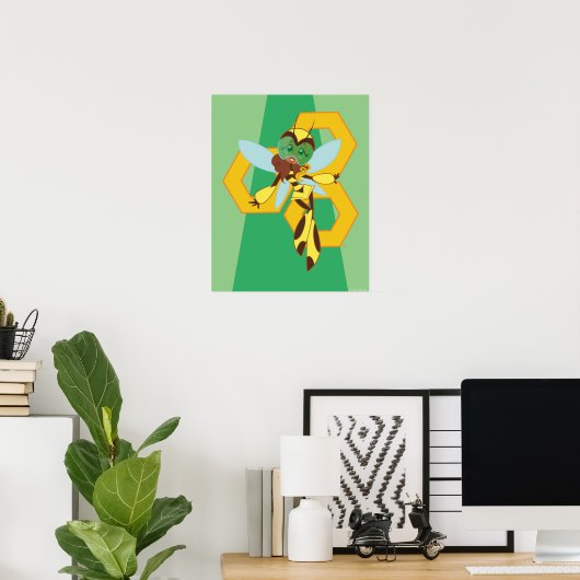 DC Super Hero Meisjes Bumble Bee Poster (Thuiskantoor)