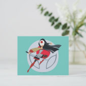 DC Super Hero Meisjes Katana Briefkaart (Staand voorkant)