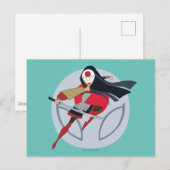 DC Super Hero Meisjes Katana Briefkaart (Voorkant / Achterkant)