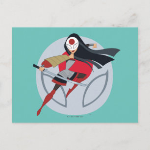 DC Super Hero Meisjes Katana Briefkaart