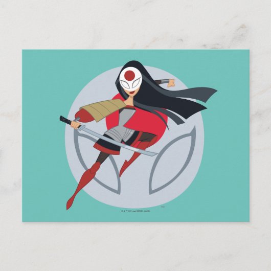 DC Super Hero Meisjes Katana Briefkaart (Voorkant)