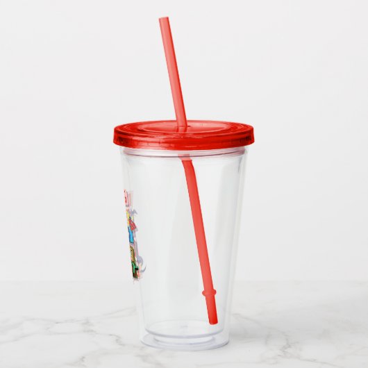 DC Super Hero Meisjes Quartet Acryl Drinkbeker (Links)
