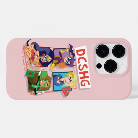 DC Super Hero Meisjes Quartet Case-Mate iPhone Case (Achterkant (horizontaal))