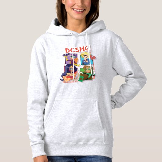 DC Super Hero Meisjes Quartet Hoodie (Voorkant)