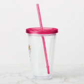 DC Super Hero Meisjes Skyline Acryl Drinkbeker (Links)