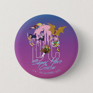 DC Super Hero Meisjes Skyline Ronde Button 5,7 Cm