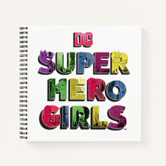 DC Super Hero Meisjes Stad Lettering Notitieboek