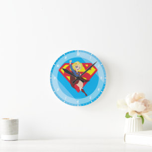 DC Super Hero Meisjes Supergirl Ronde Klok