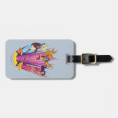 DC Super Hero Meisjes Trio Bagagelabel (Voorkant horizontaal)