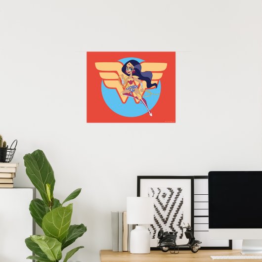 DC Super Hero Meisjes Wonder Vrouw Poster (Thuiskantoor)