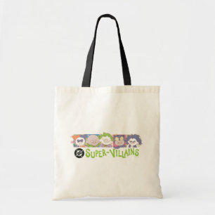 DC Super-Schurken Cartoon Line-up Tote Bag