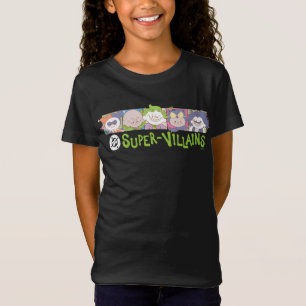 DC Super-Schurken Cartoon Lineup T-shirt
