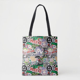 DC Super-Schurken Cartoon Patroon Draagtas