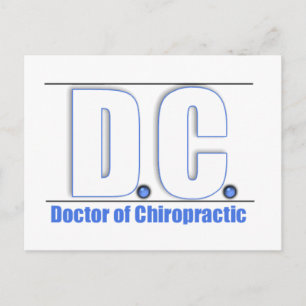DC TITLE - ARTS VAN CHIROPRAKTISCH GENEESMIDDEL BRIEFKAART