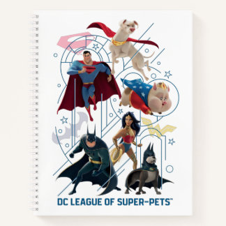 DC Trinity Heroes & Super Pets Notitieboek