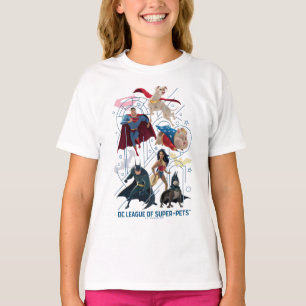 DC Trinity Heroes & Super Pets T-shirt