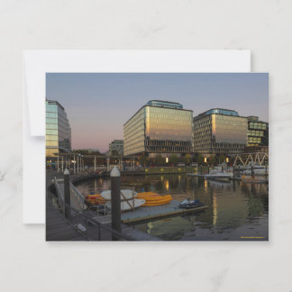 DC Waterfront bij Dusk, Washington, DC Briefkaart