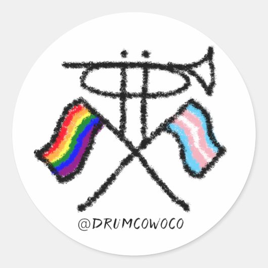 DCWC Marche Avec Stickers Fierté (Devant)