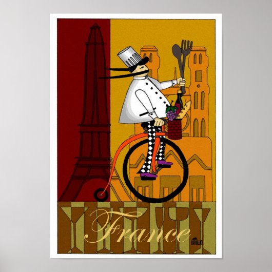 DD086 CHEF IN FRANKRIJK POSTER (Voorkant)