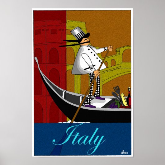 DD099 CHEF IN ITALIË POSTER (Voorkant)