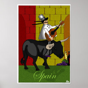 DD100 CHEF IN SPANJE POSTER