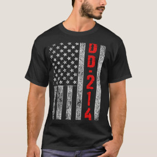 DD 214 Amerikaanse  Veteraan Pat Alumni T-shirt