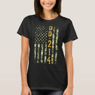 Dd 214 Amerikaanse vlag Comoflag Ve T-shirt