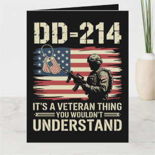 DD-214 Het is een veteranending dat je niet zou be Kaart