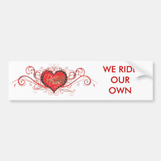 DD-ColorLogo, WE RIDEOUR EIGEN Bumpersticker