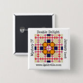 DDButton Vierkante Button 5,1 Cm (Voorkant /achterkant)