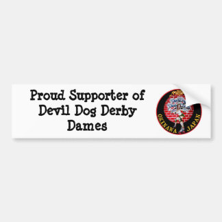 DDDD INGEVOLGE, Proud Support of Devil Dog Der... Bumpersticker