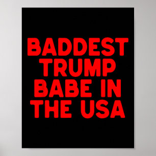 Ddest Trump in de USA-kleding Poster