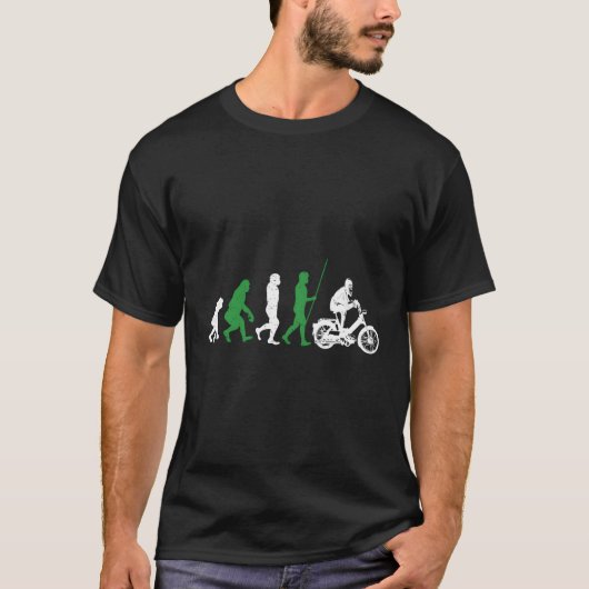 DDR bromfiets oldtimer roller mofa scooter 2 takte T-shirt (Voorkant)