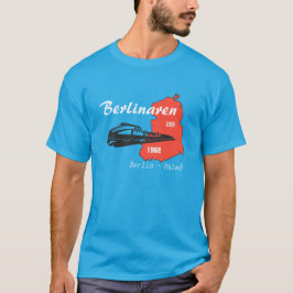 DDR Design Berlinaren Deutsche Reichsbahn T-shirt