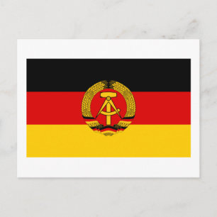 DDR Duitse vlag Briefkaart
