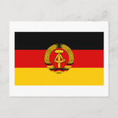 DDR Duitse vlag Briefkaart (Voorkant)