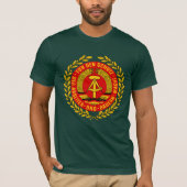 DDR NVA Emblem Duitse communist Oost-Duitsland T-shirt (Voorkant)