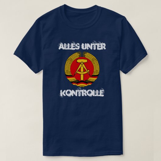 DDR Oost Duitsland T-shirt (Design voorkant)