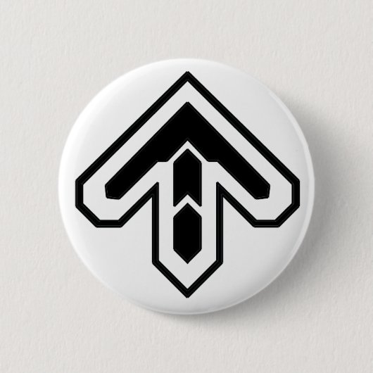 Ddr-pijlknop Ronde Button 5,7 Cm (Voorkant)