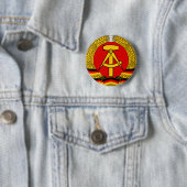 DDR Wappen Ronde Button 5,7 Cm (In situ)