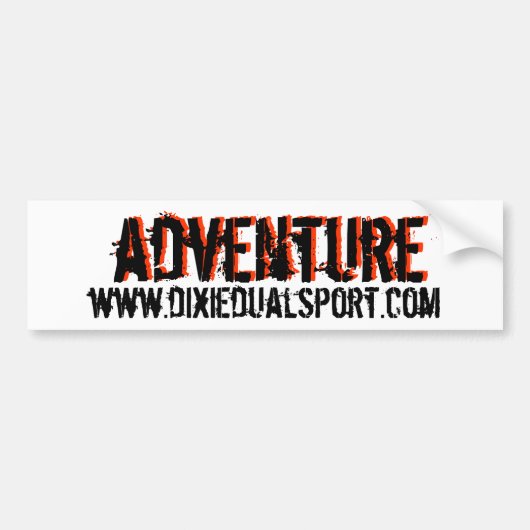 DDS Adventure-Bumpersticker Bumpersticker (Voorkant)