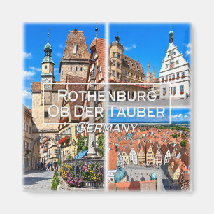 DE0110 Europa, Rothenburg Ob Der Tauber, Koelkast Magneet