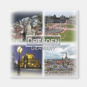 DE0126 Europa, Duitsland, Saksen, Dresden, Koelkas Magneet