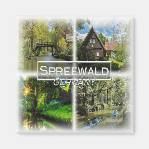 DE0133 Europa, Duitsland, Spreewald, Koelkast Magneet