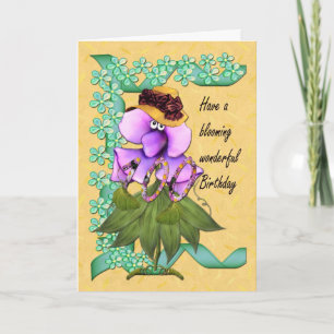 de 100ste Kaart van de Verjaardag met leuke